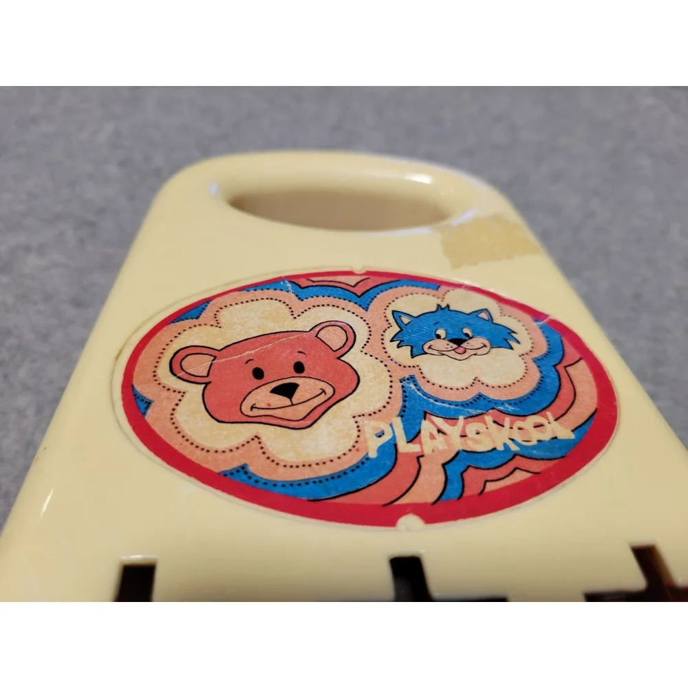 Retro Playskool Toy with Rotating Wheels